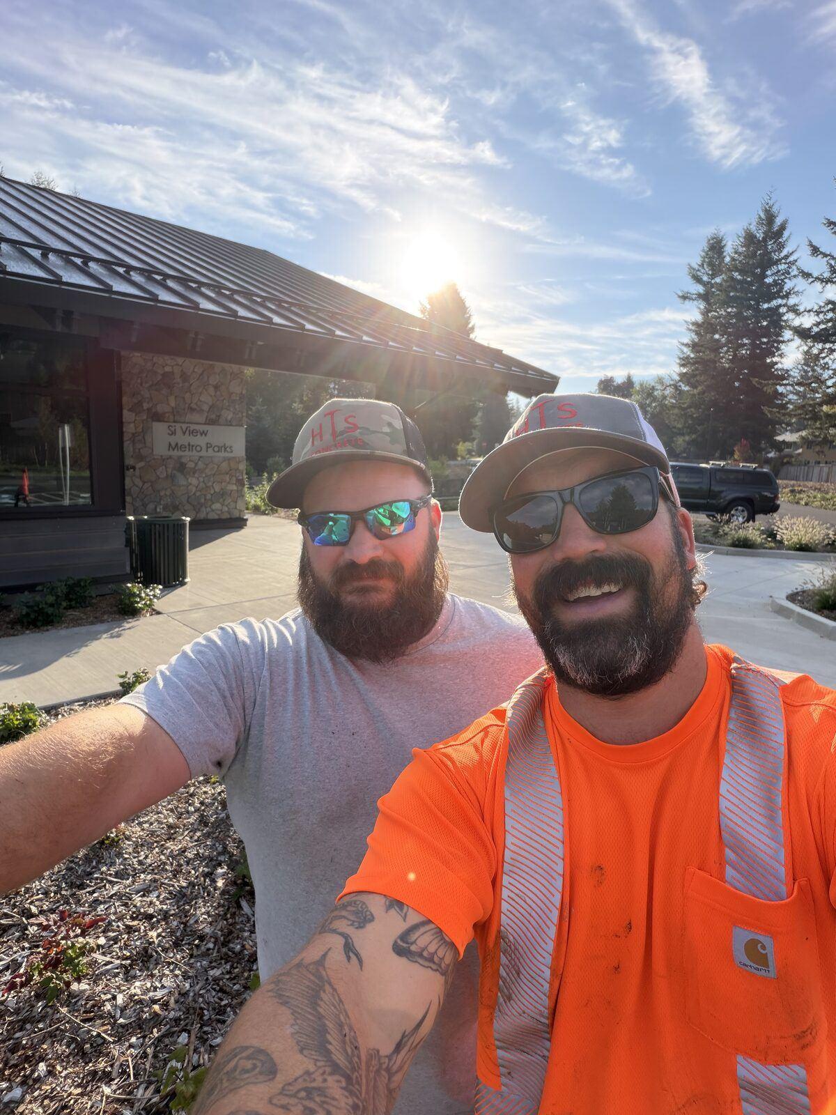 Sean Tolbert and partner Jeremy Henning of HTS Concrete & Construction